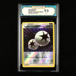 TQG 9.5 MINT+ 2017 Pokemon ENG Double Colorless Energy 136/149 U - Image 1