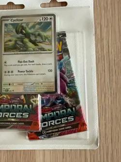 Pokemon TCG Scarlet & Violet Temporal Forces 3 Pack Triple Blister-New-Sealed - Image 2