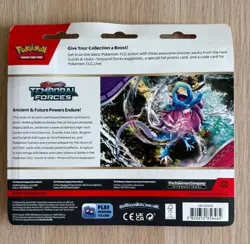 Pokemon TCG Scarlet & Violet Temporal Forces 3 Pack Triple Blister-New-Sealed - Image 3