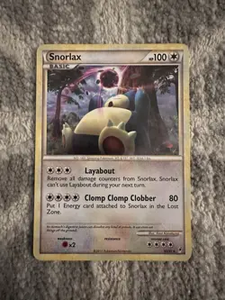 Pokemon Snorlax 2011 33/95 Call of Legends Regular - Image 1