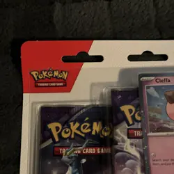 Pokemon Temporal Forces - Cleffa 3-Pack Booster Blister Factory Sealed - Image 4
