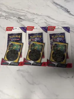 3 Pokemon TCG Sealed Scarlet and Violet Temporal Forces Check Lane Pack - Image 1