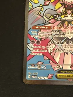 Pokemon TCG Mega Diancie EX 267/217 Mega Attack Rare Ascended Heroes MAR - Image 2