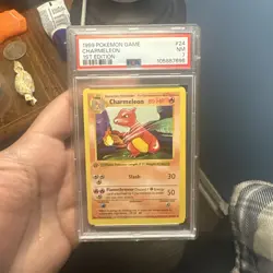 1999 Pokemon 1st Edition Charmeleon #24/102 PSA 7 - Image 1