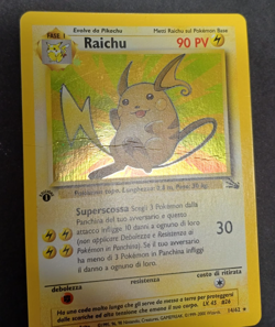 Raichu Holo Fossil 1a Edizione 14/62 ITA - Carta Pokemon Rara Olografica - Image 2