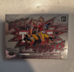 2025 Panini Donruss Optic - George Kittle Brock Purdy Best Tuddys #6 49ers - Image 1