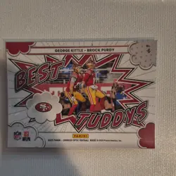 2025 Panini Donruss Optic - George Kittle Brock Purdy Best Tuddys #6 49ers - Image 2