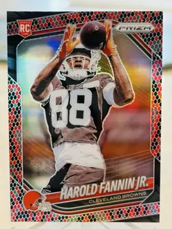 2025 Panini Prizm Harold Fannin Jr Snakeskin Rookie RC SSP Browns COLOR MATCH!🔥 - Image 1