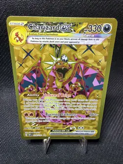 Charizard ex Gold 228/197 Pokemon TCG: Obsidian Flames Hyper Rare - Image 1