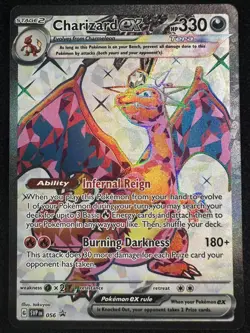 Charizard ex 215/197 Obsidian Flames Ultra Rare Full Art Holo Pokemon TCG NM - Image 1
