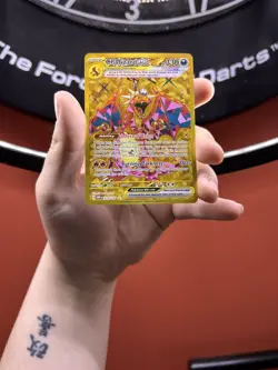 Pokemon TCG Charizard EX Gold Hyper Rare Card Obsidian Flames Series 228/197 - Image 1