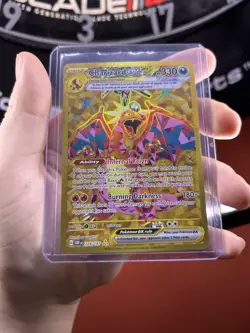 Pokemon TCG Charizard EX Gold Hyper Rare Card Obsidian Flames Series 228/197 - Image 3
