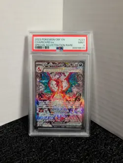 Pokemon TCG 2023 Obsidian Flames Special Illustration Rare Charizard Ex PSA 9 - Image 1
