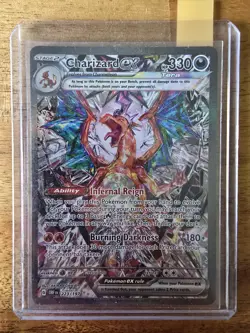 Pokemon TCG Charizard ex Sv03: Obsidian Flames 223/197 Holo Special Illustration - Image 1