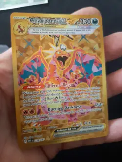 Pokemon TCG Charizard EX Hyper Rare Card Sv03: Obsidian Flames 228/197 Ace 9 - Image 3