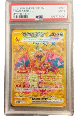 Pokemon TCG Charizard EX Obsidian Flames Holo Ultra Rare Card 228/197 PSA 9 - Image 1