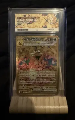 Pokemon TCG Charizard EX Obsidian Flames Ace 9 Mint, Card 228/197 - Image 1