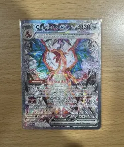 Pokemon TCG Charizard EX Holo Obsidian Flames Sir 223/197 Near Mint Condition - Image 1