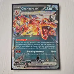 Pokemon TCG Charizard EX Obsidian Flames Holo Card 125/197 NM - Image 1