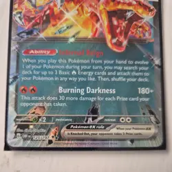 Pokemon TCG Charizard EX Obsidian Flames Holo Card 125/197 NM - Image 3