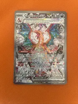 Pokemon TCG Obsidian Flames Charizard EX 223/197 Special Illustration Rare - Image 1