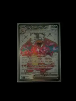 Pokemon TCG SV Obsidian Flames Charizard EX Ultra Rare Card 215/197 NM Condition - Image 2