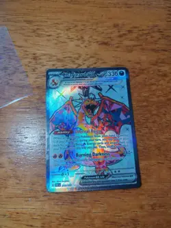 Pokemon TCG Obsidian Flames Charizard EX 215/197 Secret Rare - Image 1