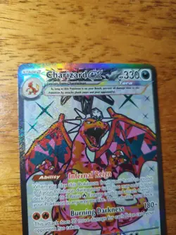 Pokemon TCG Obsidian Flames Charizard EX 215/197 Secret Rare - Image 3