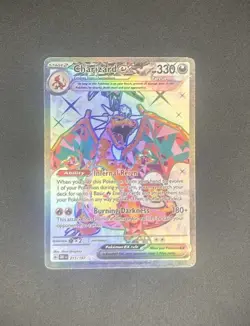 Pokemon TCG Charizard EX Card Obsidian Flames - Image 1