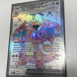 Pokemon TCG Charizard ex 215/197 Obsidian Flames Ultra Rare - NM - Image 2