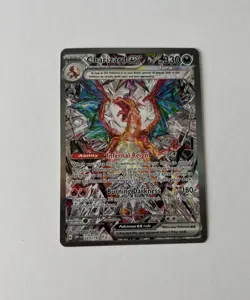 Pokemon TCG Charizard EX Obsidian Flames Holo Card 223/197 - Image 1