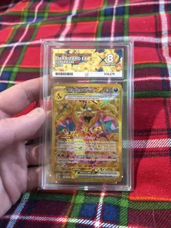 Pokemon TCG Charizard EX Card Scarlet Violet Obsidian Flames 228/197 Ace 8 - Image 1