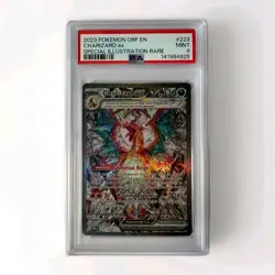 Charizard EX Sv03: Obsidian Flames Holo Pokemon TCG Card PSA 9 Mint 223/197 - Image 1