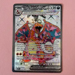 Charizard EX Ultra Rare 215/197 Scarlet Violet Obsidian Flames Pokemon TCG - Image 1