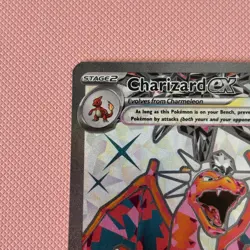 Charizard EX Ultra Rare 215/197 Scarlet Violet Obsidian Flames Pokemon TCG - Image 3