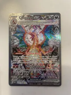 Pokemon TCG: Charizard EX 223/197 Obsidian Flames Mint Scarlet & Violet - Image 1