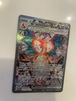 Pokemon TCG: Charizard EX 223/197 Obsidian Flames Mint Scarlet & Violet - Image 2