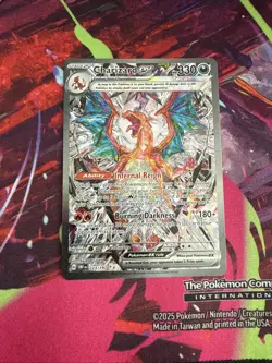 Pokemon TCG Charizard EX Obsidian Flames Card 223/197 Mint Condition - Image 1