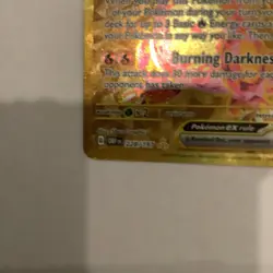 Pokemon TCG Gold Charizard EX Obsidian Flames 228/197 Gold Hyper Rare - Image 4