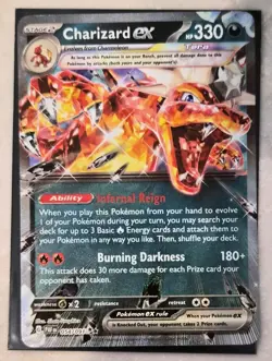 Pokemon TCG Charizard ex Sv03: Obsidian Flames 125/197 Holo Double Rare - Image 1