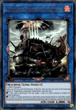 Amphibious Swarmship Amblowhale - Ultra Rare 1st Ed. RA04-EN077 - NM - YuGiOh - Image 1