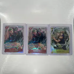 One Piece Roronoa Zoro 2x EB04-007 SR and 1x OP15-113 ENGLISH OP15 - Image 1