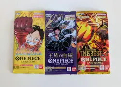 3 x Different One Piece CCG Booster Packs Bundle-Brand New Sealed-Japanese - Image 1