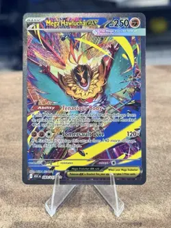 Mega Hawlucha EX SIR 283/217 Ascended Heroes Special Illustration Rare Pokemon - Image 1