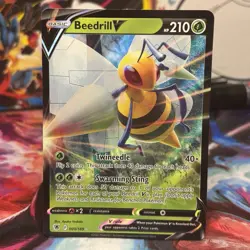 Beedrill V Ultra Rare Astral Radiance 001/189, NM Pokemon Card - Image 1