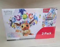 Pokemon Prismatic Evolutions Elite Trainer Box & Booster Bundle - Costco 2 Pack - Image 1