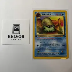 Lot of Six Omanyte Fossil 1st Edition #52/62 Pokemon - Kelvor Gaming - Image 2