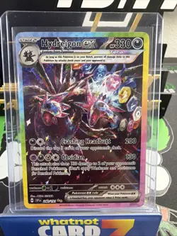 Pokemon TCG Hydreigon ex 240/191 SV08 Twilight Masquerade Special Illustration … - Image 1