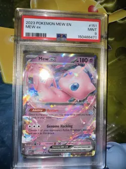 2023 POKEMON 151 MEW ex #151 PSA 9 MINT HP 180 GRADED SLAB - Image 3