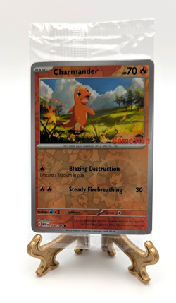 Sealed Pokemon TCG Charmander 004/165 GameStop Promo Scarlet & Violet 151 - Image 1